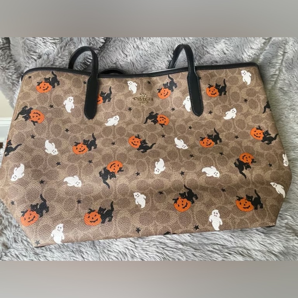 NWT COACH HALLOWEEN PT CITY TOTE CW450 - Picture 6 of 7